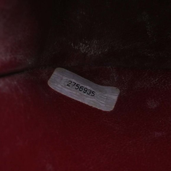 CHANEL Lambskin Diana Flap Matelasse Coco Mark Chain Shoulder Bag Black Women's - Picture 8 of 10